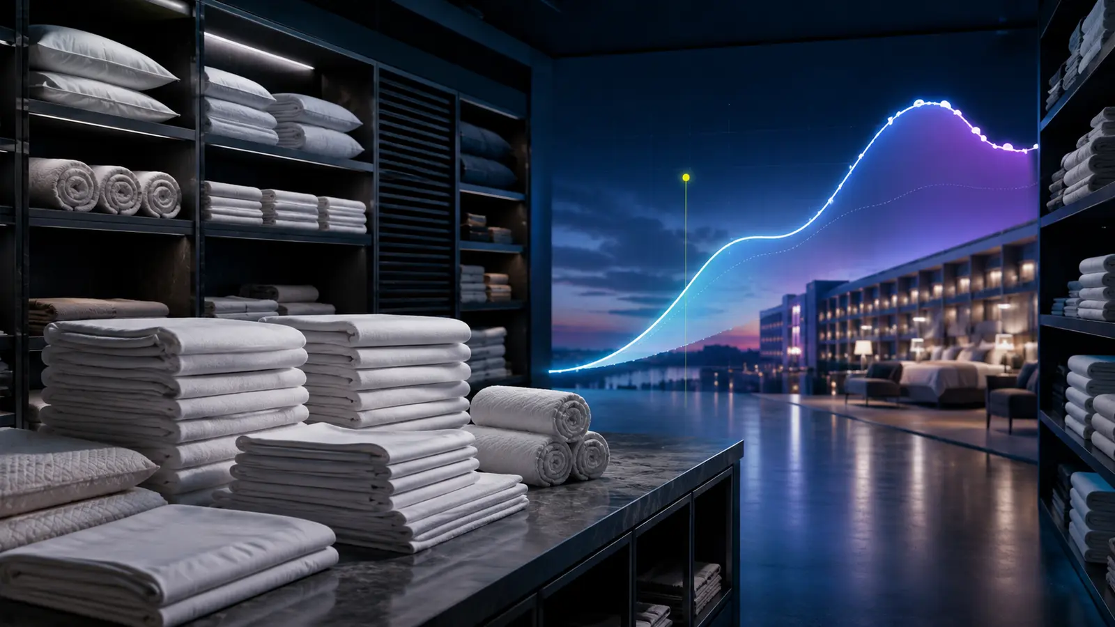 Hotel textile stock measured against operational need
