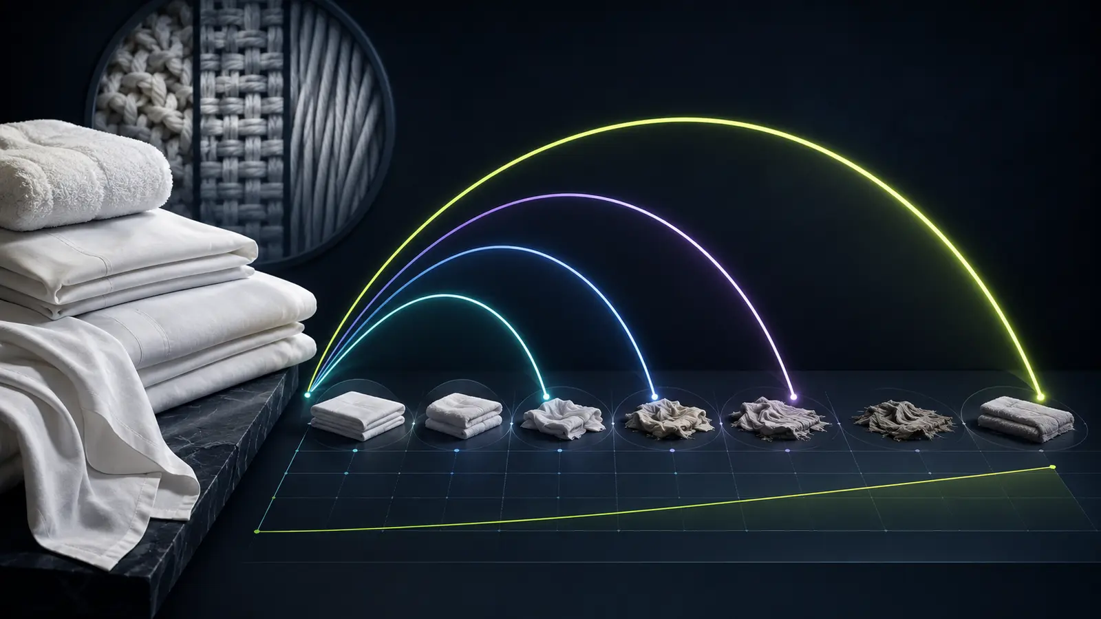 Textile lifecycle extending through repeated use