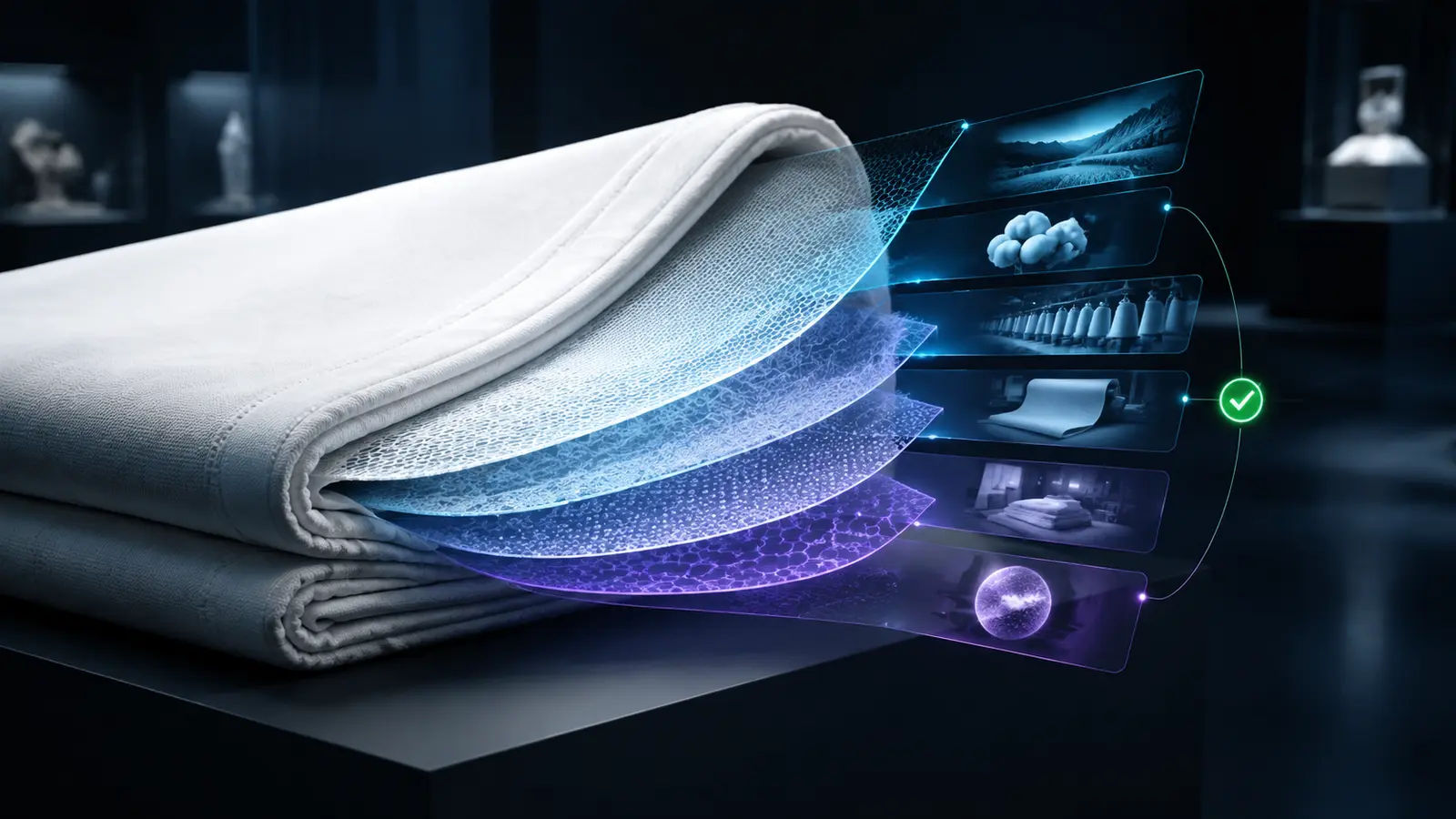 Digital identity and lifecycle record for hotel textiles