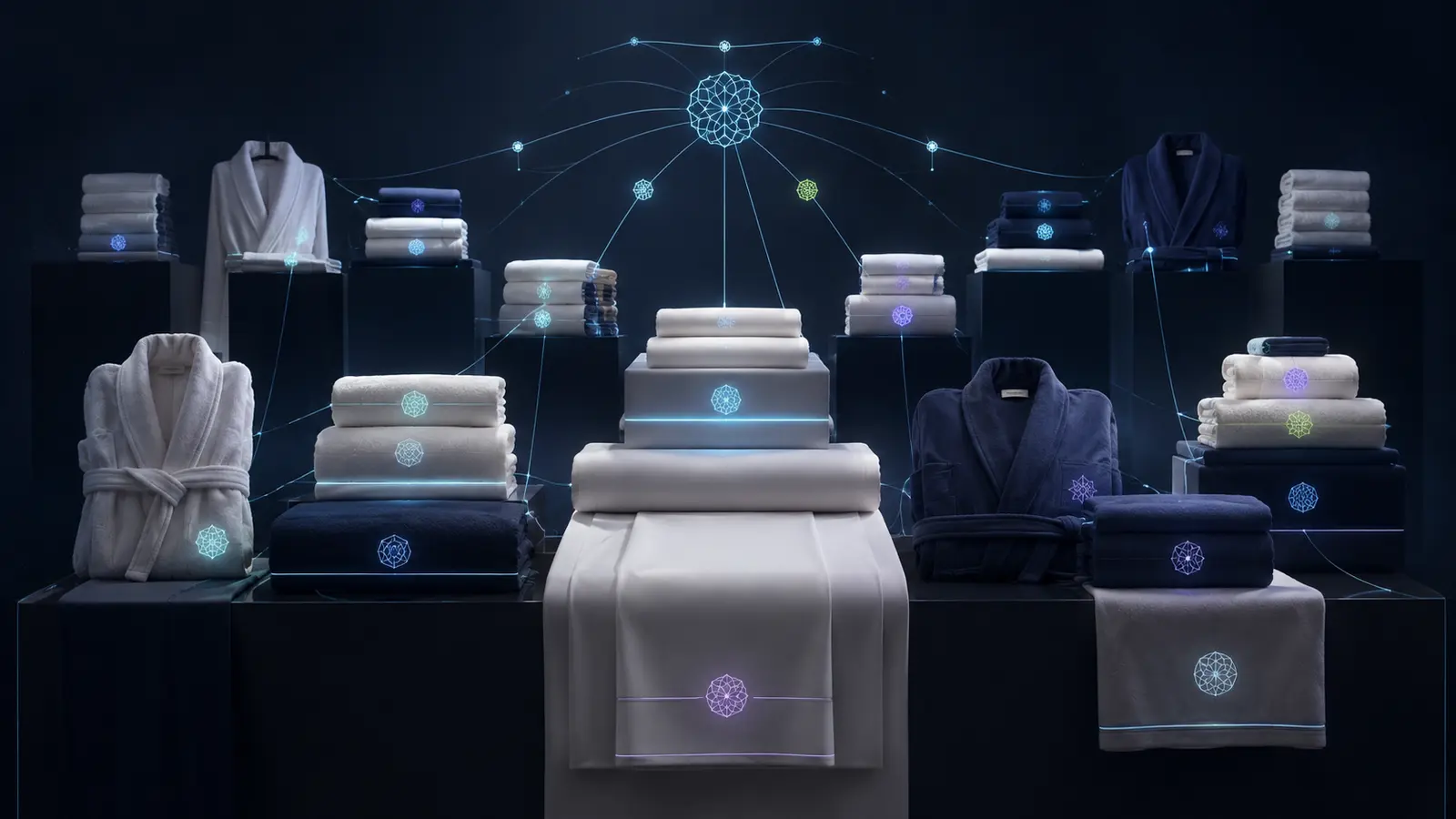 Every hotel textile represented by a unique digital identity