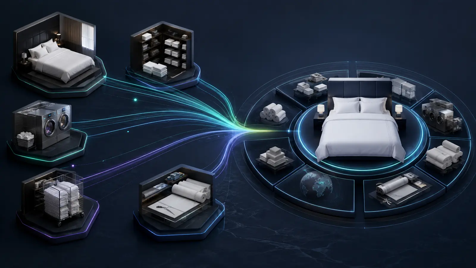 Connected Textile Management as an integrated operating system